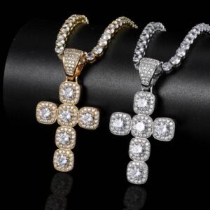 DUOMI Jewelry waterproof stainless steel cz pendant