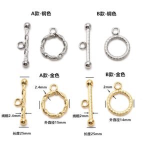Stainless Steel OT Toggle Clasp - image 1