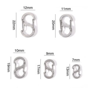 Stainless Steel S Spring Clasp - image 1