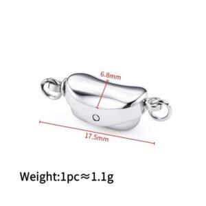 Stainless Steel Ingot Shape Clasp - image 1