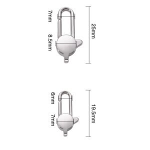 Stainless Steel Long Cuban Chain Clasp - image 1