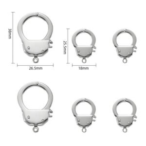 Stainless Steel Handcuff Style Clasp - image 1