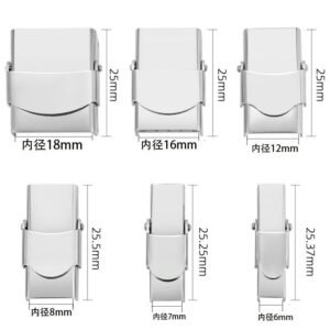 Stainless Steel Belt Buckle Jewelry Clasp - image 1