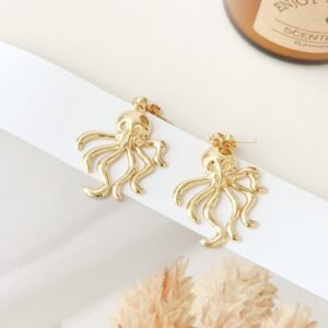 Gold Heart Pave Hoop Earrings - image 1