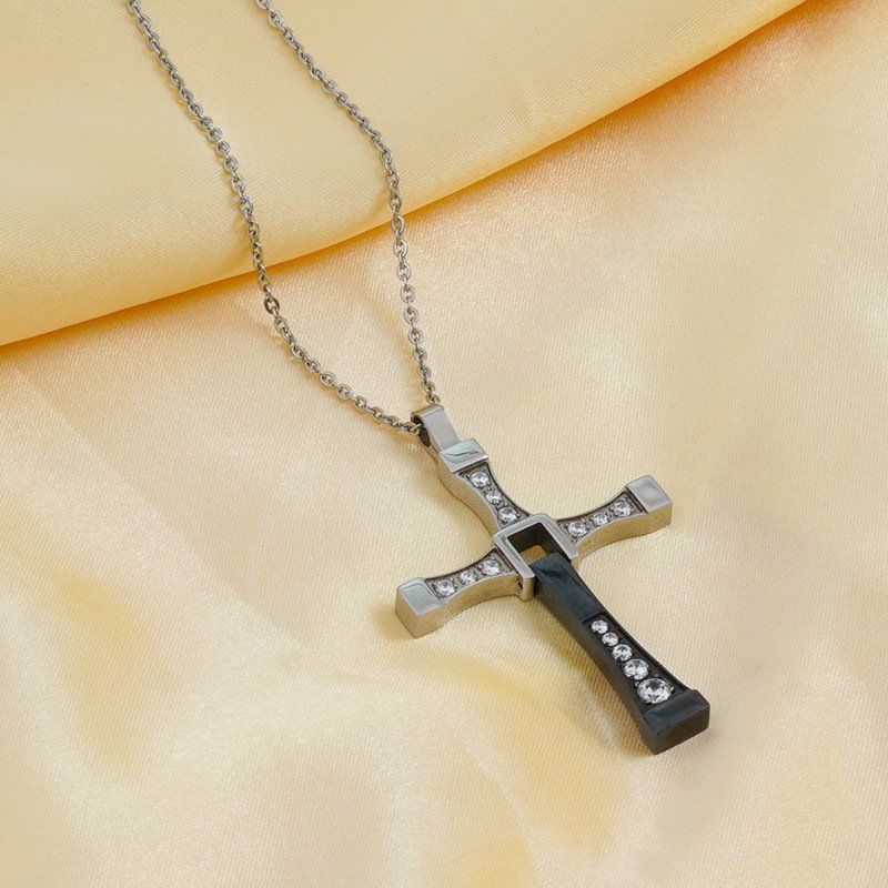 DUOMI Jewelry waterproof stainless steel cz pendant
