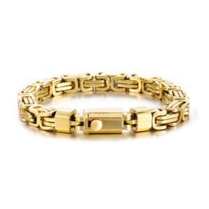 DUOMI Jewelry waterproof stainless steel hip hop bracelet