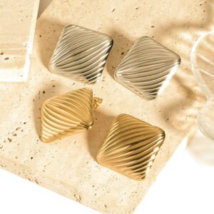 DUOMI Jewelry waterproof stainless steel earrings