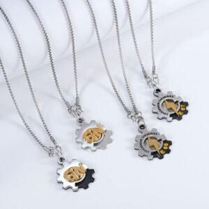 DUOMI Jewelry waterproof stainless steel hip hop necklace