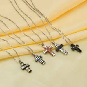 DUOMI Jewelry waterproof stainless steel cz pendant
