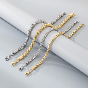 DUOMI Jewelry gold stainless steel bracelet