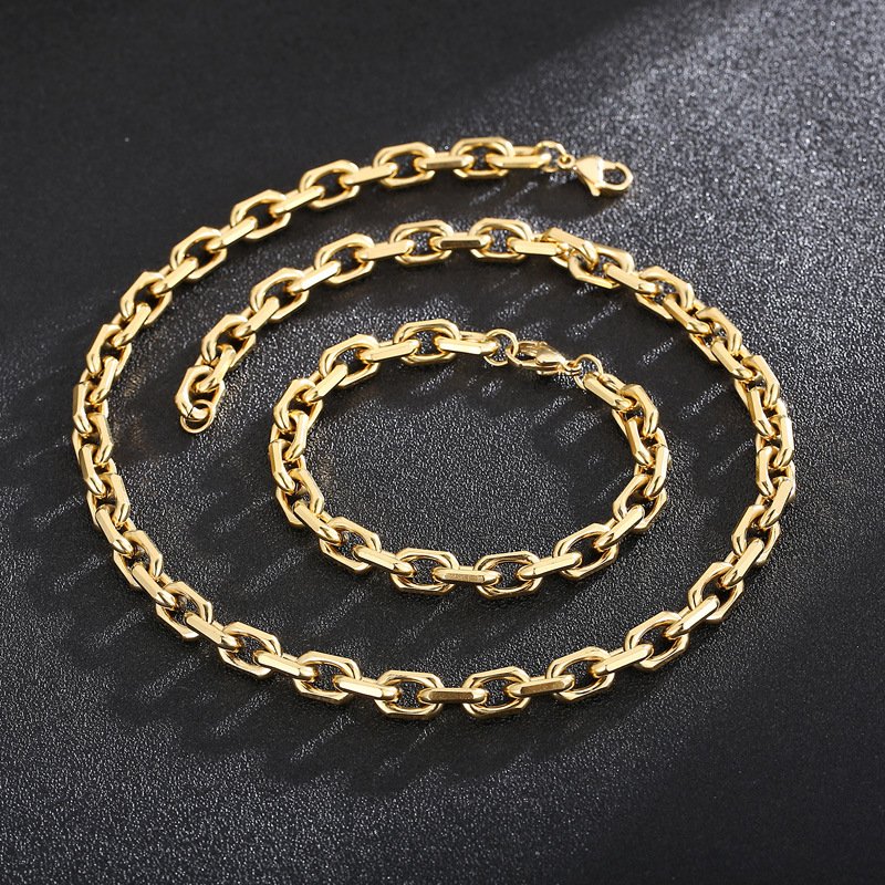 DUOMI Jewelry gold stainless steel bracelet