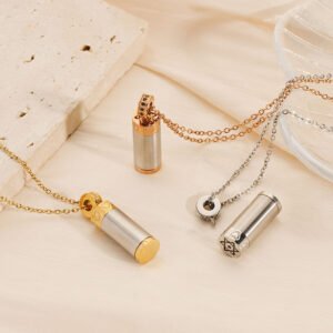 DUOMI Jewelry waterproof stainless steel cz pendant