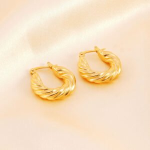 DUOMI Jewelry waterproof stainless steel earrings