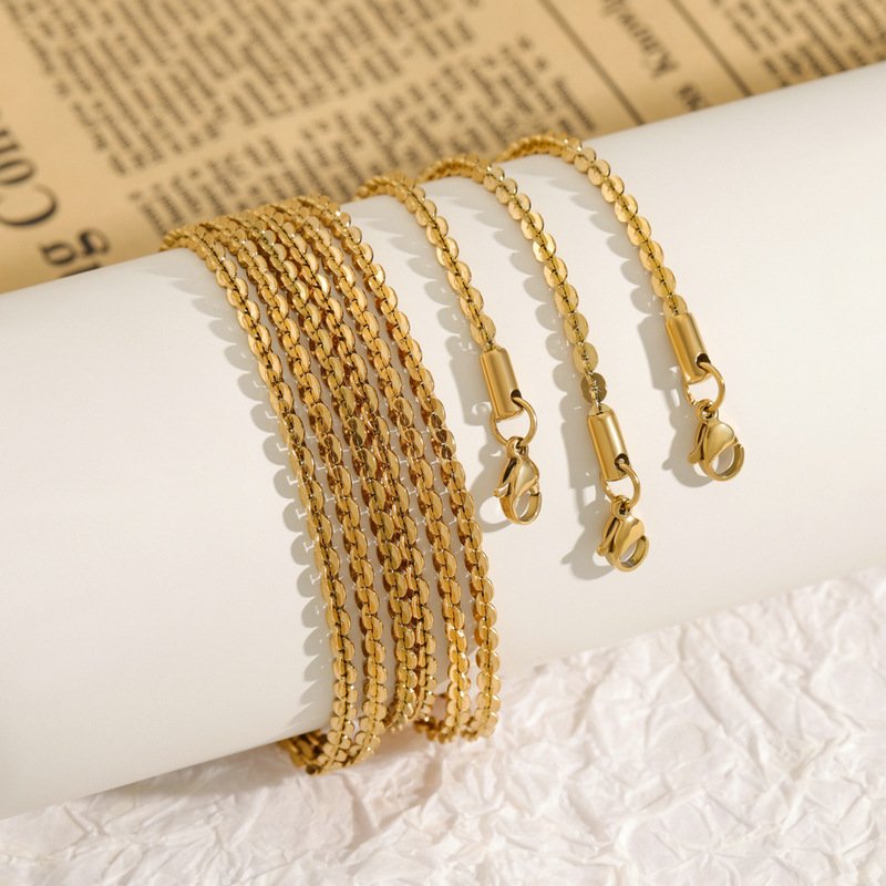 DUOMI Jewelry waterproof stainless steel necklace