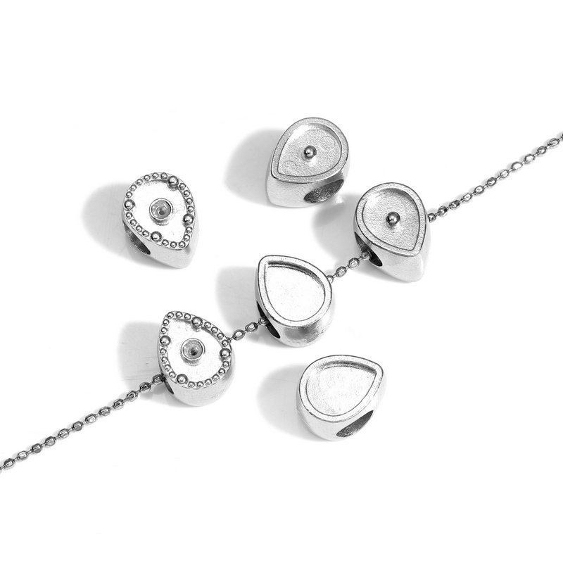 DUOMI Jewelry waterproof stainless steel cz necklace