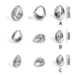 DUOMI Jewelry waterproof stainless steel cz pendant
