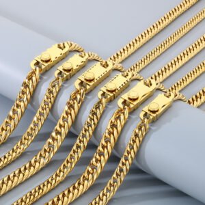 DUOMI Jewelry waterproof stainless steel hip hop bracelet
