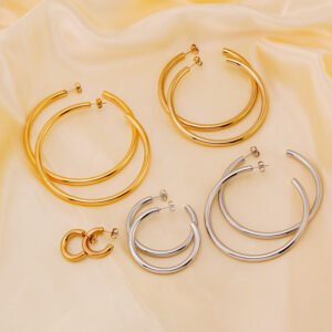 DUOMI Jewelry waterproof stainless steel earrings