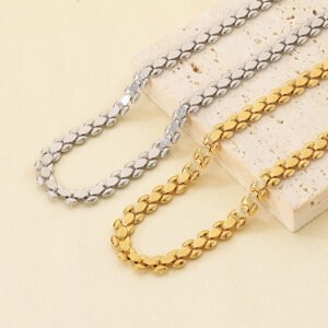DUOMI Jewelry gold stainless steel necklace
