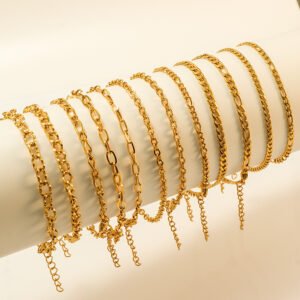 DUOMI Jewelry waterproof stainless steel cuban chain bracelet