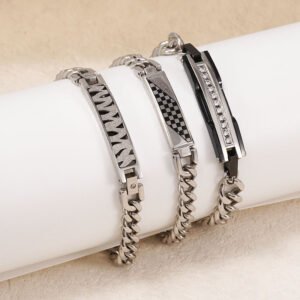 DUOMI Jewelry waterproof stainless steel cuban chain bracelet