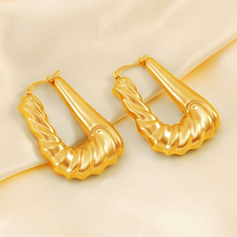 DUOMI Jewelry waterproof stainless steel earrings