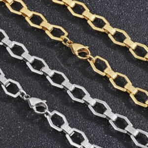 DUOMI Jewelry waterproof stainless steel hip hop bracelet
