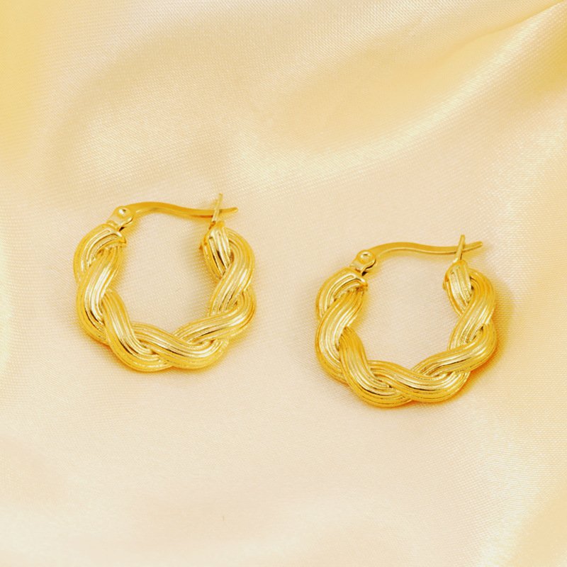 DUOMI Jewelry waterproof stainless steel earrings