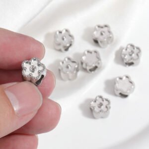 DUOMI Jewelry waterproof stainless steel cz necklace