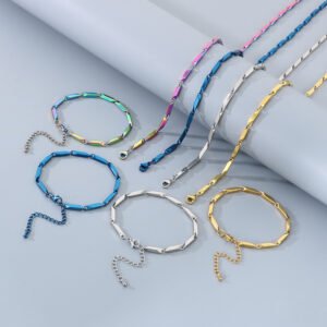 DUOMI Jewelry waterproof stainless steel hip hop bracelet