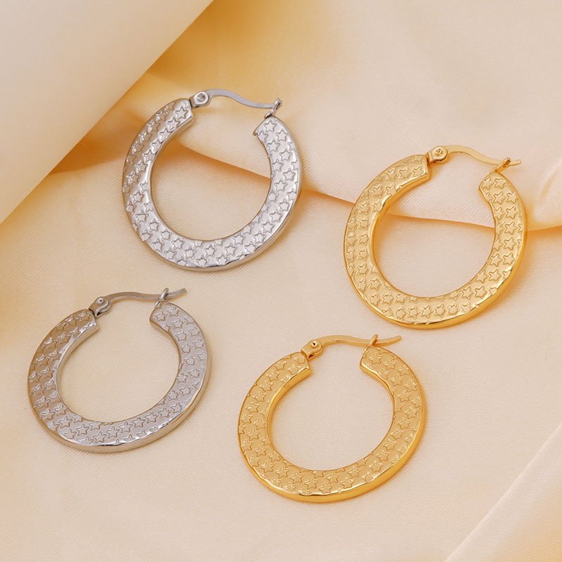 DUOMI Jewelry waterproof stainless steel earrings