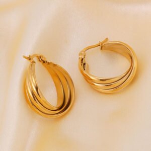 DUOMI Jewelry waterproof stainless steel earrings