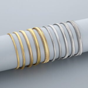 DUOMI Jewelry waterproof stainless steel snake chain bracelet