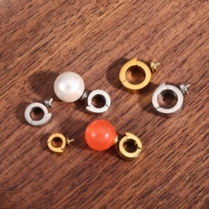 DUOMI Jewelry waterproof stainless steel pearl pendant