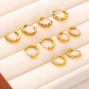 DUOMI Jewelry waterproof stainless steel earrings