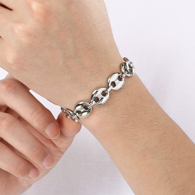 DUOMI Jewelry waterproof stainless steel hip hop necklace