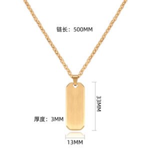 DUOMI Jewelry waterproof stainless steel pendant