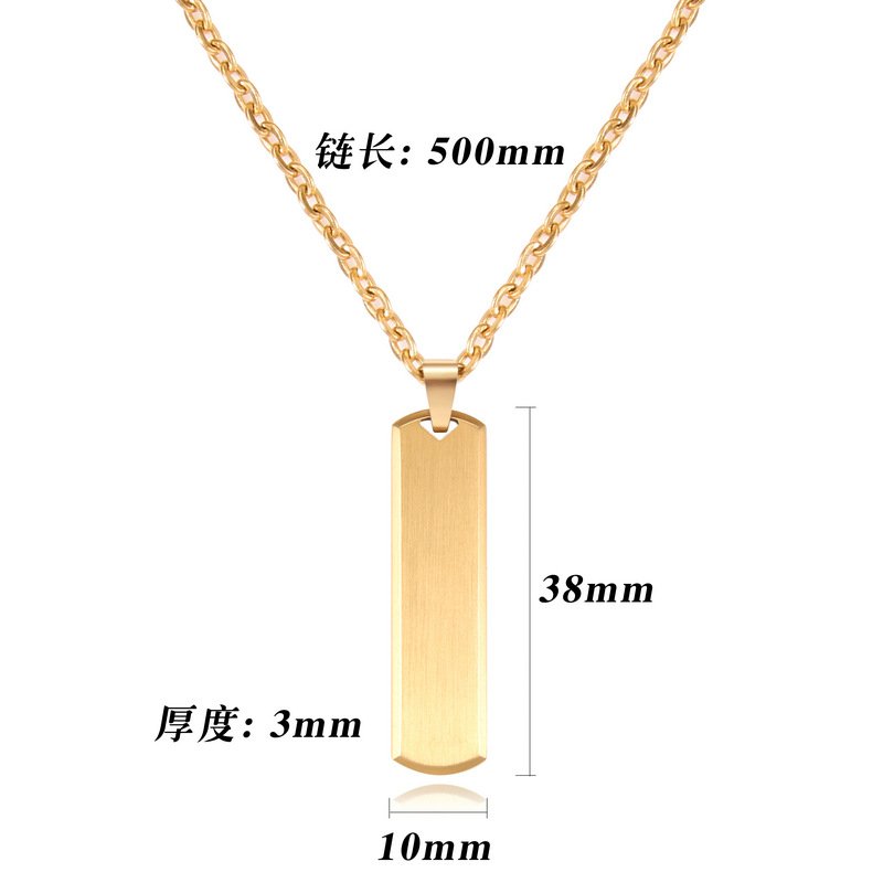 DUOMI Jewelry waterproof stainless steel hip hop pendant