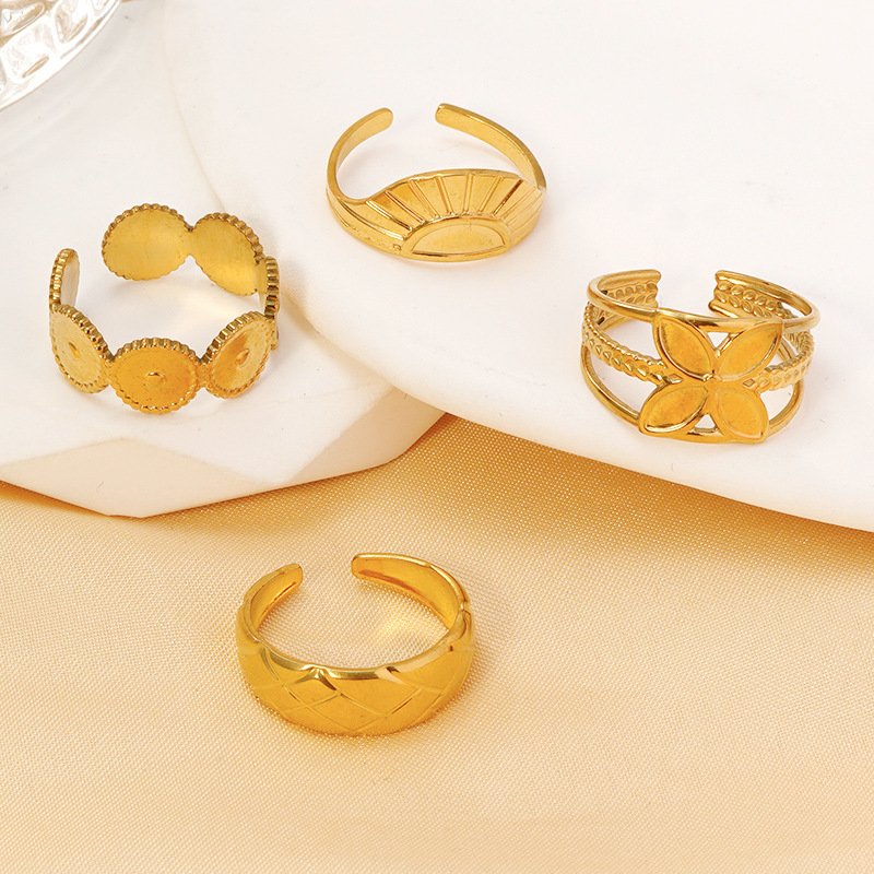 DUOMI Jewelry waterproof stainless steel ring