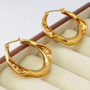 DUOMI Jewelry waterproof stainless steel earrings
