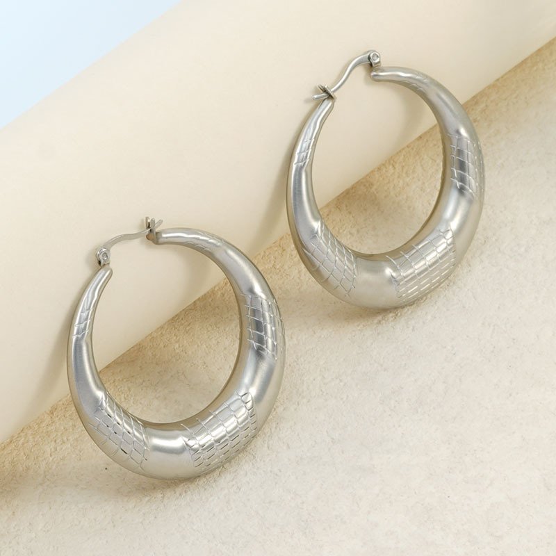 DUOMI Jewelry waterproof stainless steel earrings