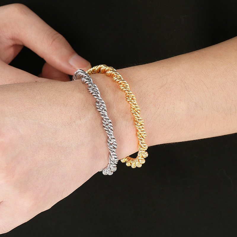 DUOMI Jewelry gold stainless steel bracelet