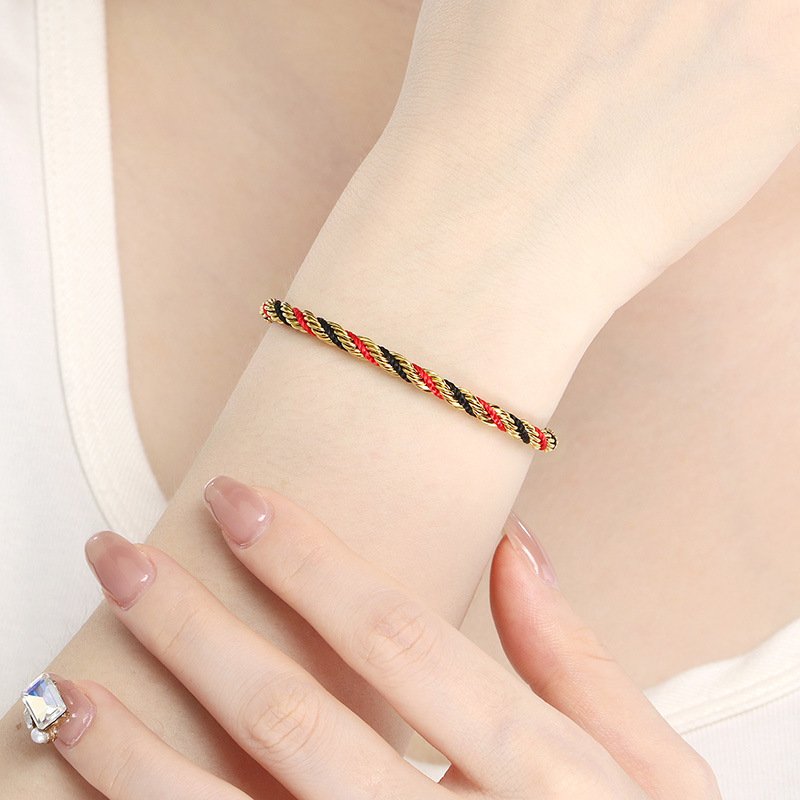 DUOMI Jewelry gold stainless steel bracelet