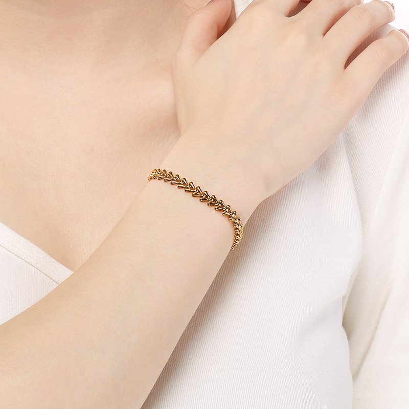 DUOMI Jewelry waterproof stainless steel bracelet