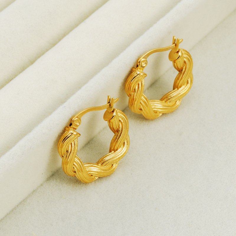 DUOMI Jewelry waterproof stainless steel earrings
