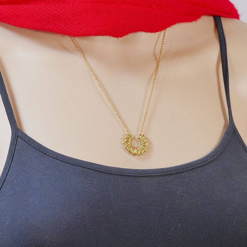DUOMI Jewelry waterproof stainless steel necklace