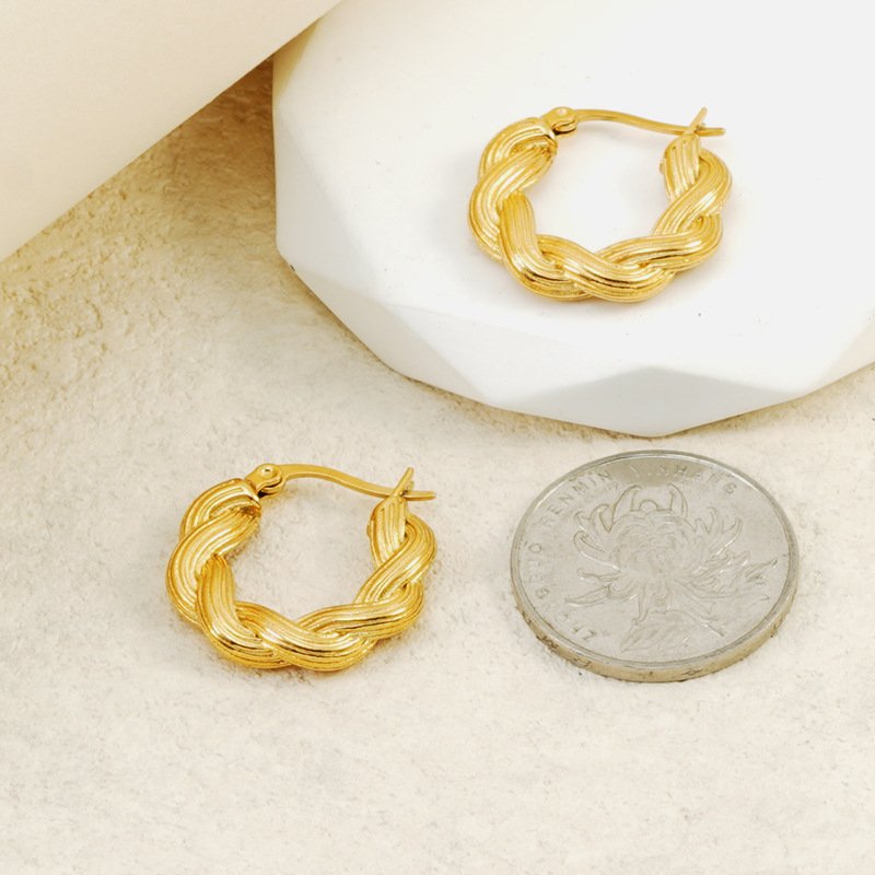 DUOMI Jewelry waterproof stainless steel earrings