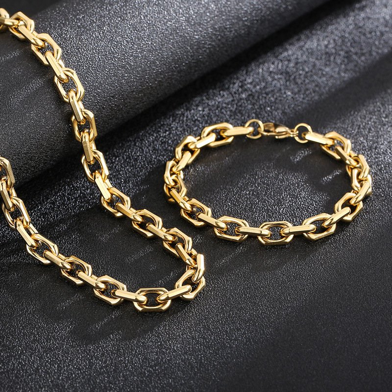 DUOMI Jewelry gold stainless steel bracelet