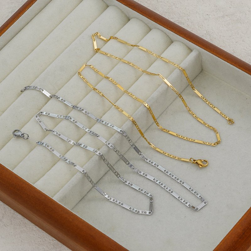 DUOMI Jewelry waterproof stainless steel necklace