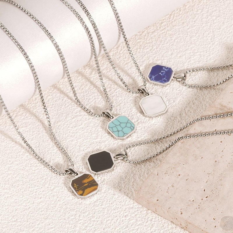 DUOMI Jewelry waterproof stainless steel pearl pendant